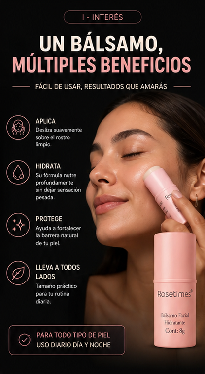 DermaBalance ™ - Bálsamo Facial Hidratante Antiarrugas